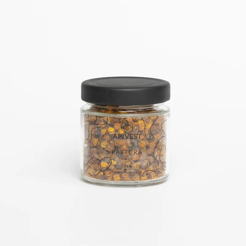 Păstură Apivest 125g – Păstură Naturală Fermentată în Fagure