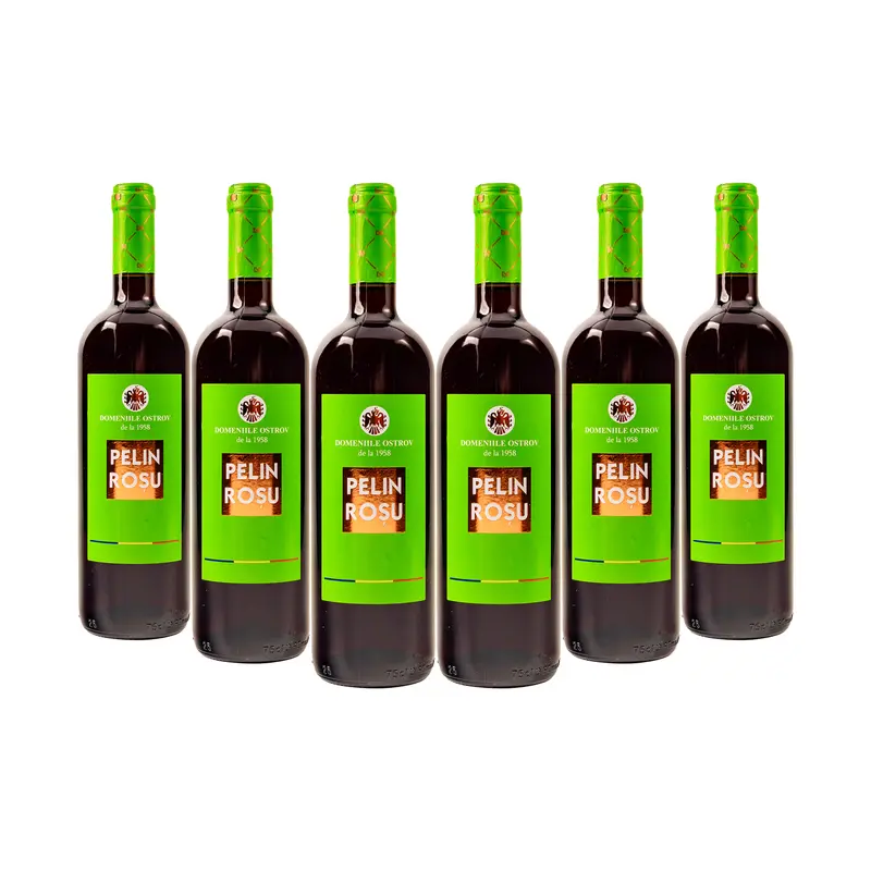 Pelin Rosu, bax 6 sticle-0.75l, demidulce