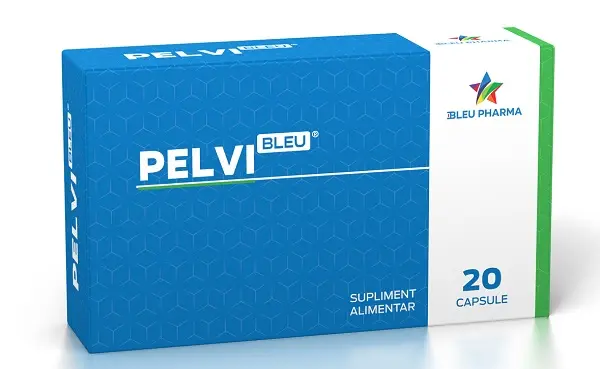 Pelvibleu 20 capsule – Bleu Pharma - Aport antioxidant