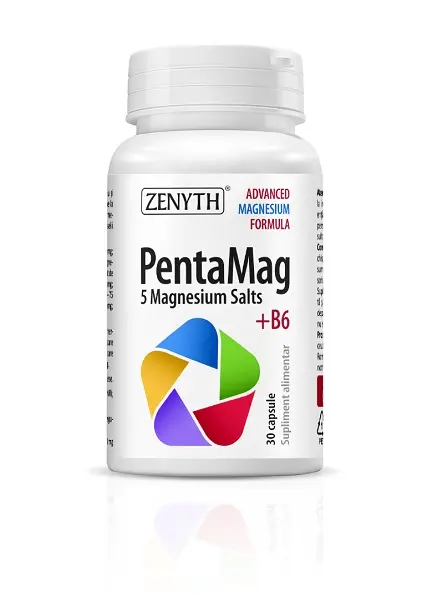 PentaMag 30 capsule – Zenyth - Mai puțină oboseală