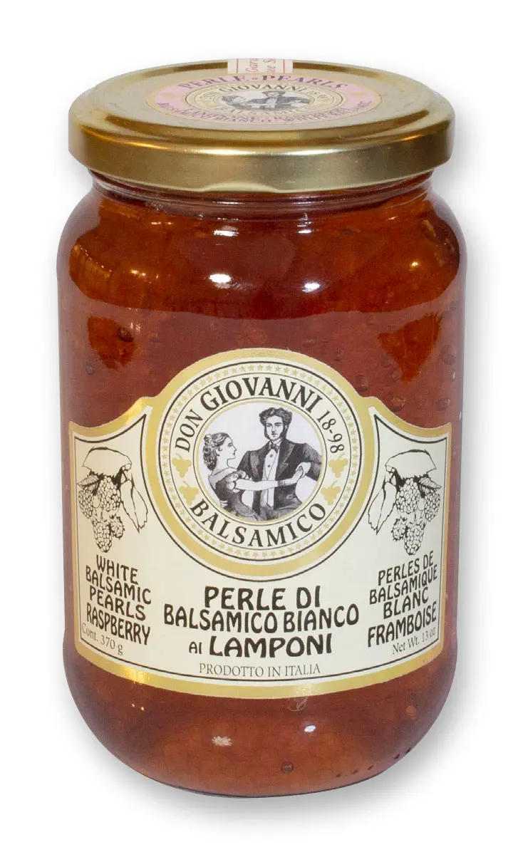 Perle din oțet balsamic cu zmeură 370g