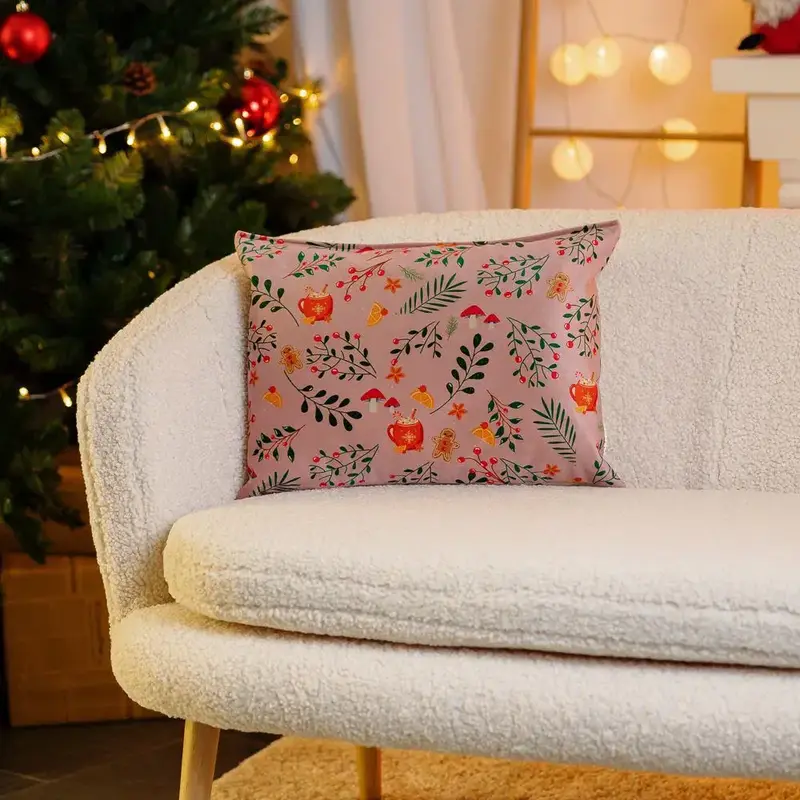 Pernă Happiness Colecția Cozy Winter fără cuvinte