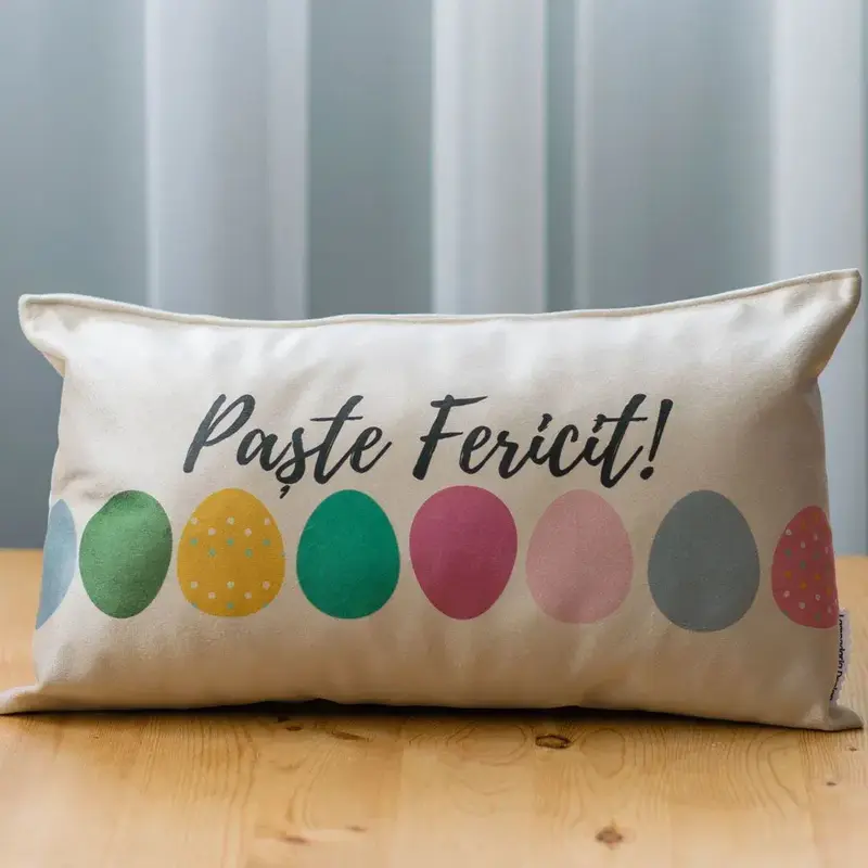 Pernă Paste Fericit - Editia pentru Paste