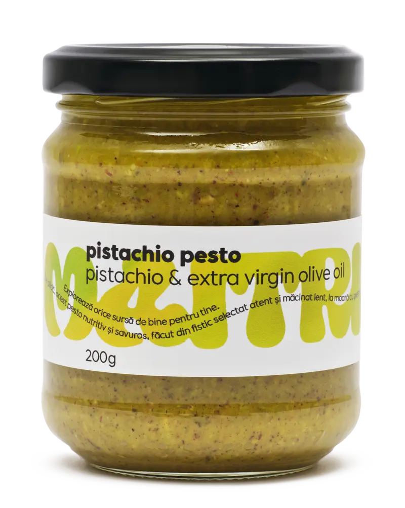 Pistachio Pesto — Pesto de fistic 80% cu ulei de măsline extravirgin