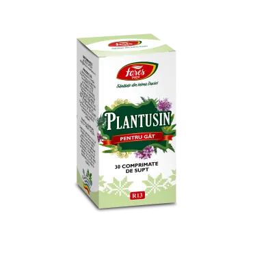 Plantusin pentru gat 30cpr Fares