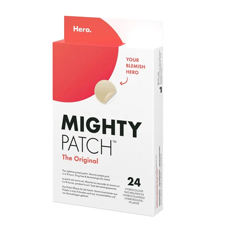 Plasturi hidrocoloidali Mighty Patch Original 24 bucăți – Hero