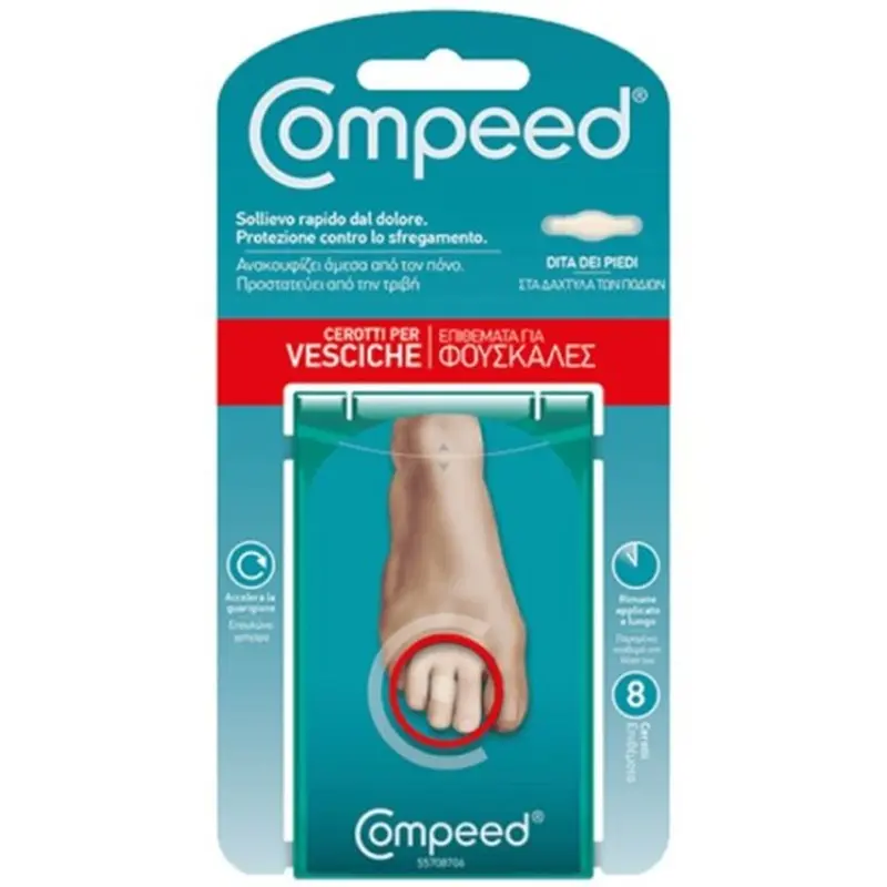Plasturi pentru bășici între degete 8 bucăți – Compeed