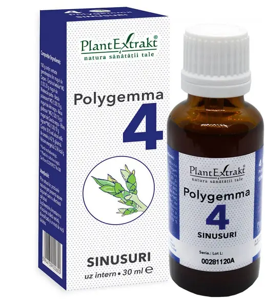 Polygemma 4 Sinusuri 30 ml – Plantextrakt - Confort respirator