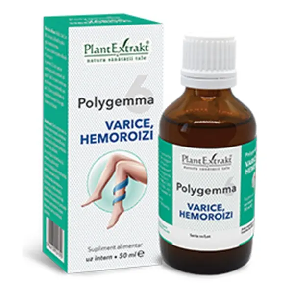 Polygemma 6 Varice, hemoroizi 50 ml – Plantextrakt