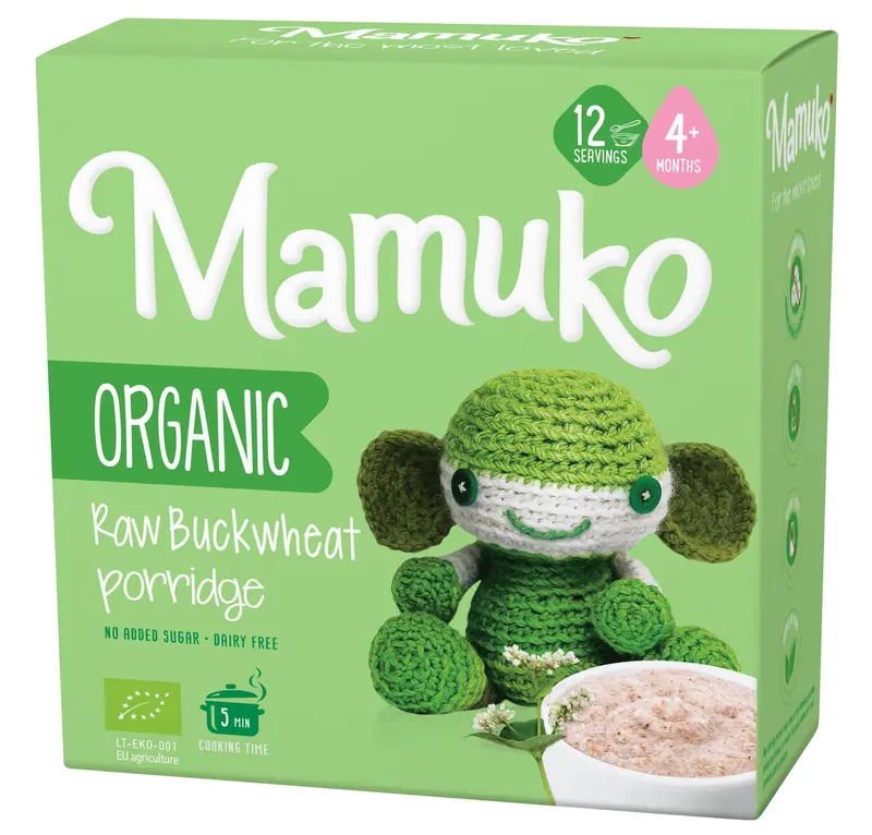 PORRIDGE DIN HRISCA RAW BIO 4+ LUNI 200G