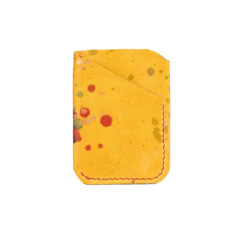 Portcard Minimalist "Splash", Galben