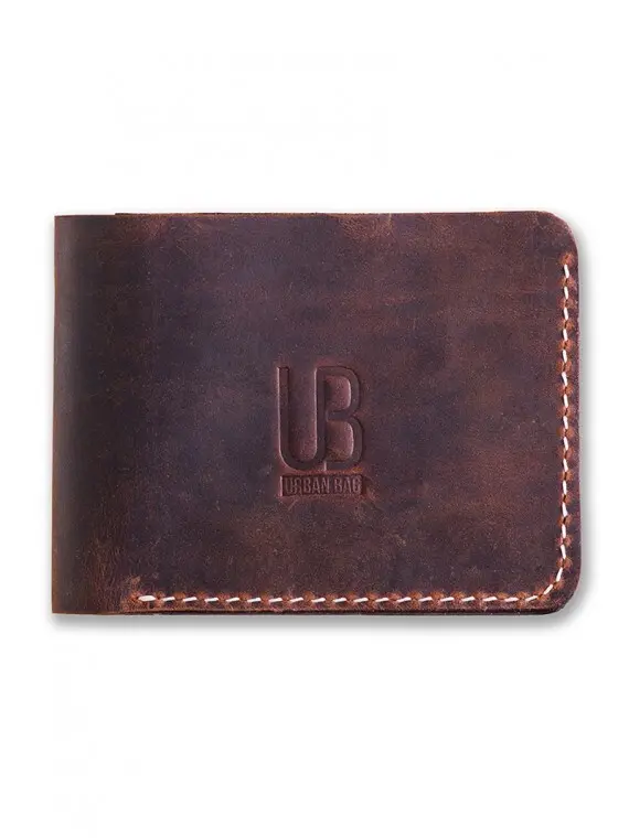 Portofel din piele naturala URBAN BAG Concept 2 – Maro Inchis