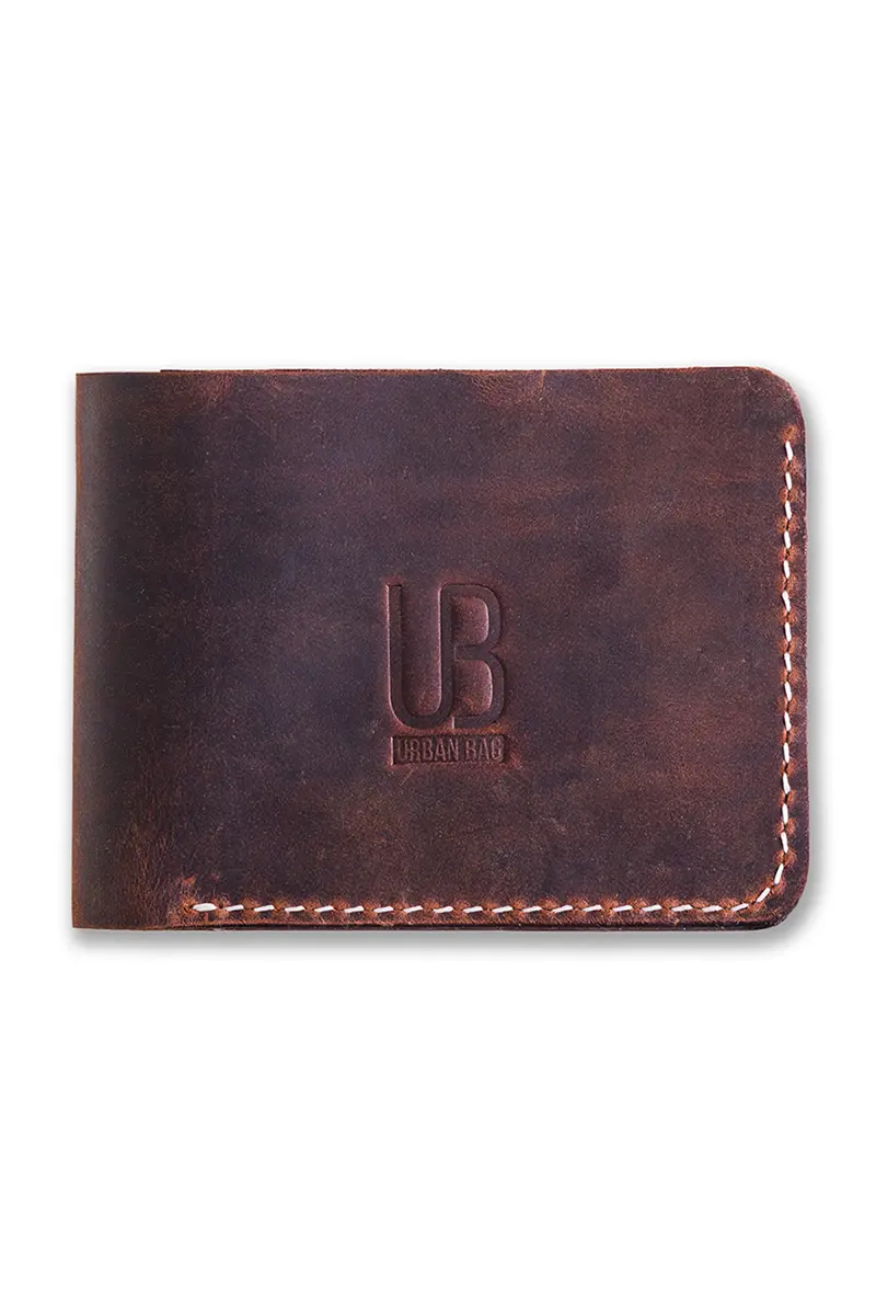 Portofel din piele naturala URBAN BAG Concept 2 PLUS – Maro Inchis