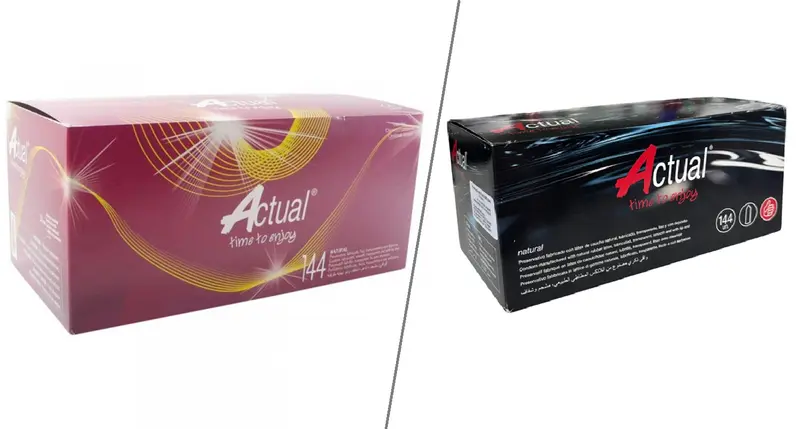 Prezervative Actual 144 bucăți / cutie – Cex Internacional SA