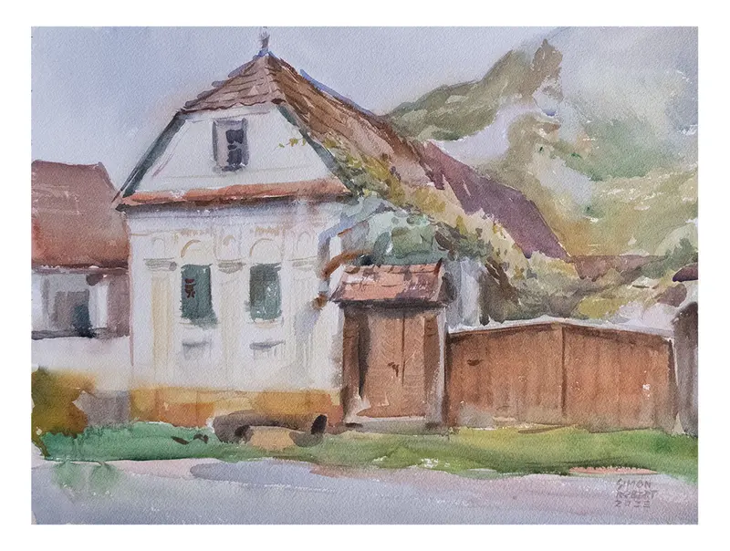 Print Fine Art Casă tradițională din Rîmetea