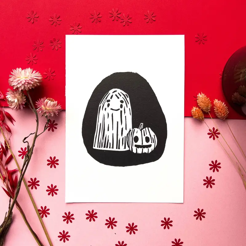 Print handmade Halloween Friends