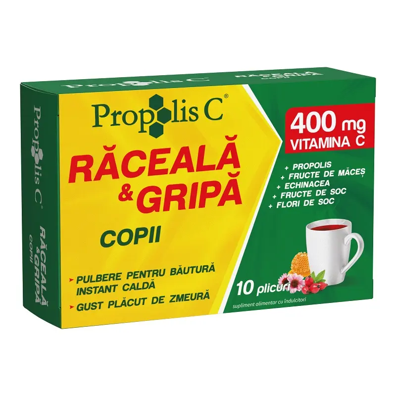 Propolis C Răceală & Gripă Copii 10 plicuri – Fiterman Pharma