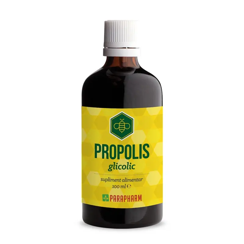 Propolis glicolic picături 100 ml – Quantum Pharm - Fără alcool