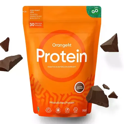 Proteină Vegetală cu Aromă de Ciocolată, 750g | Orangefit