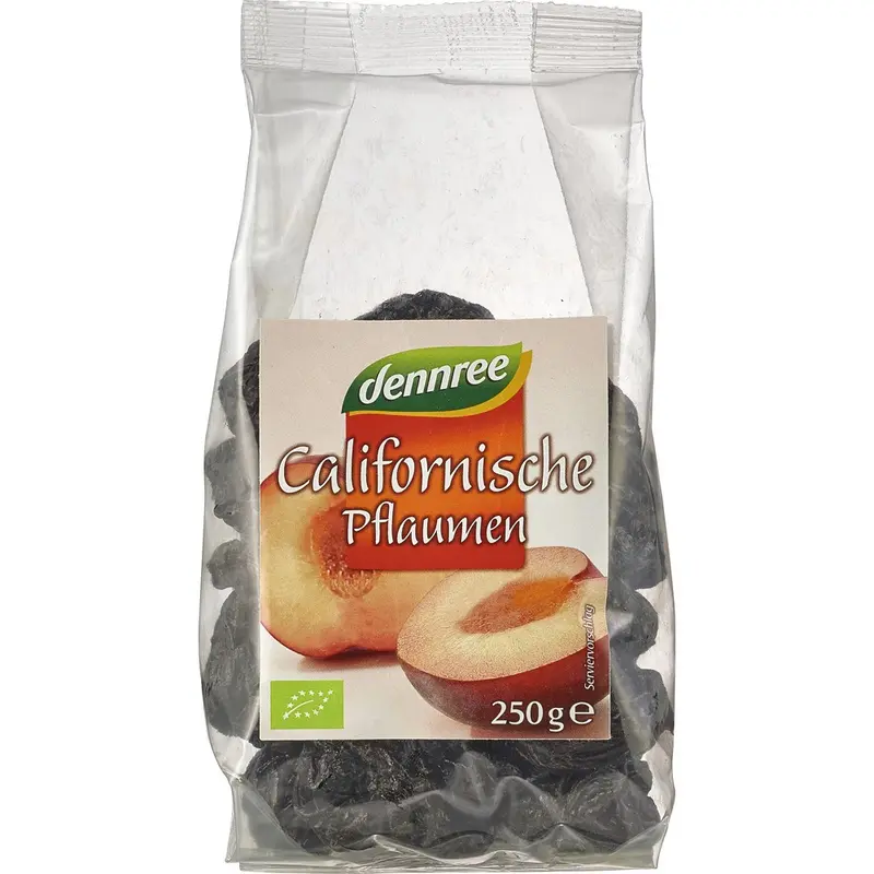 Prune bio California fara samburi, 250g