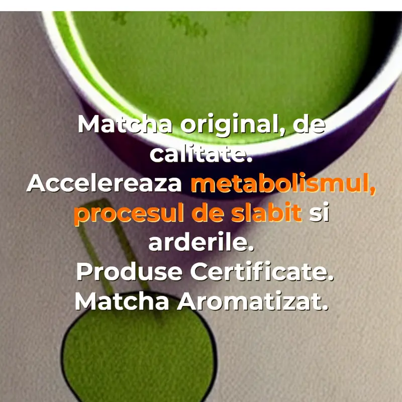 Pudra Matcha Organic Tai Shan slim tea