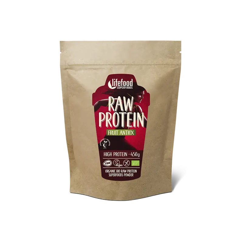 PUDRA PROTEICA FRUIT ANTIOX SUPERFOOD RAW BIO 450G