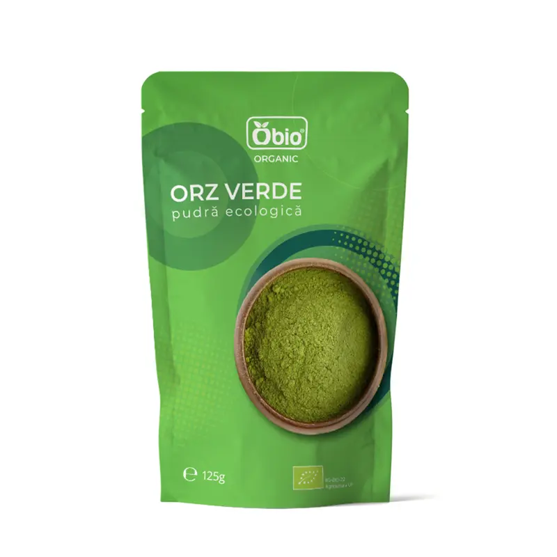 PULBERE DE ORZ VERDE RAW BIO 125G
