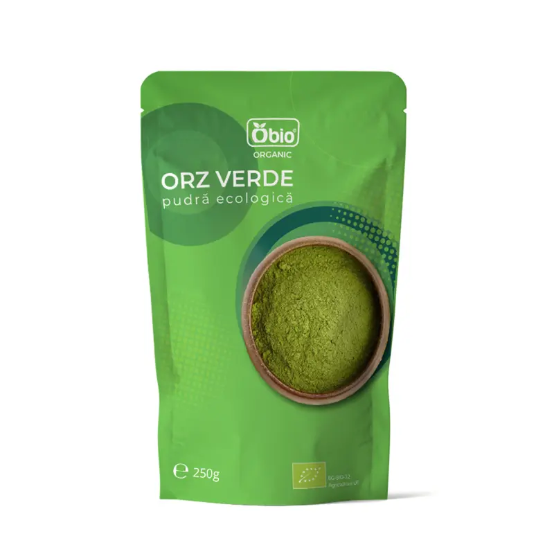PULBERE DE ORZ VERDE RAW BIO 250G