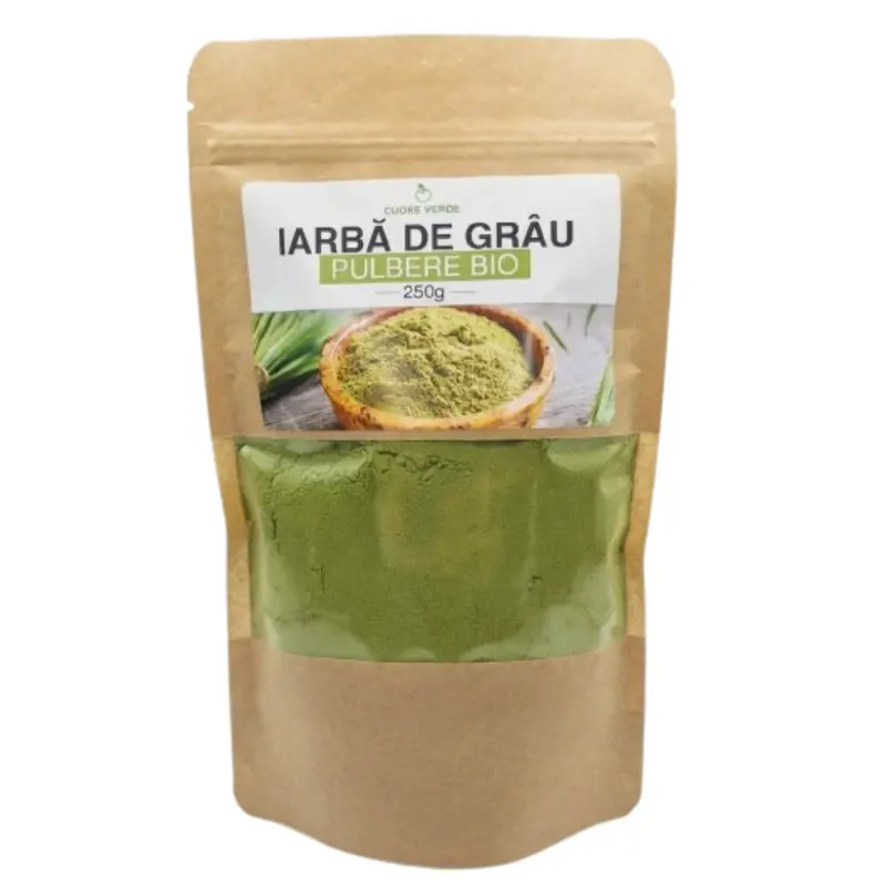 Pulbere din iarba de grau 250g Cuore Verde