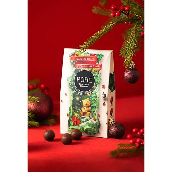 Pure Chocolate asortiment de trufe Winter White 120g