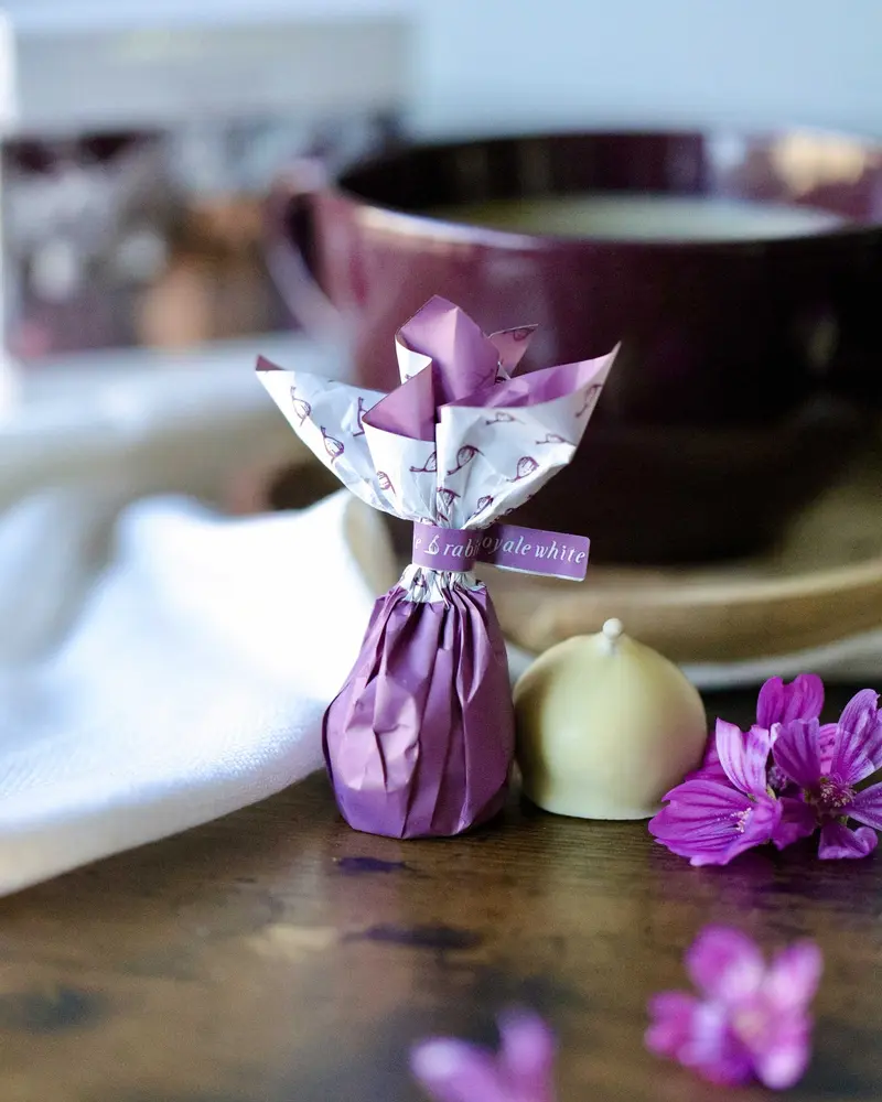 Rabitos Royale smochine în ciocolată albă 100g