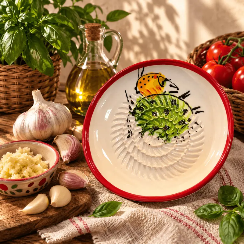 Răzătoare de usturoi din ceramică Don Gastronom, simplă 12,5 cm