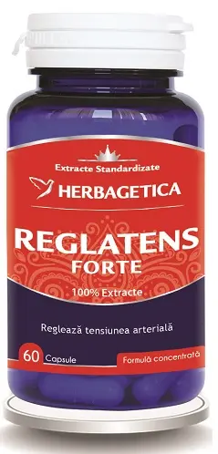 Reglatens Forte 60 capsule – Herbagetica - Calm și echilibru