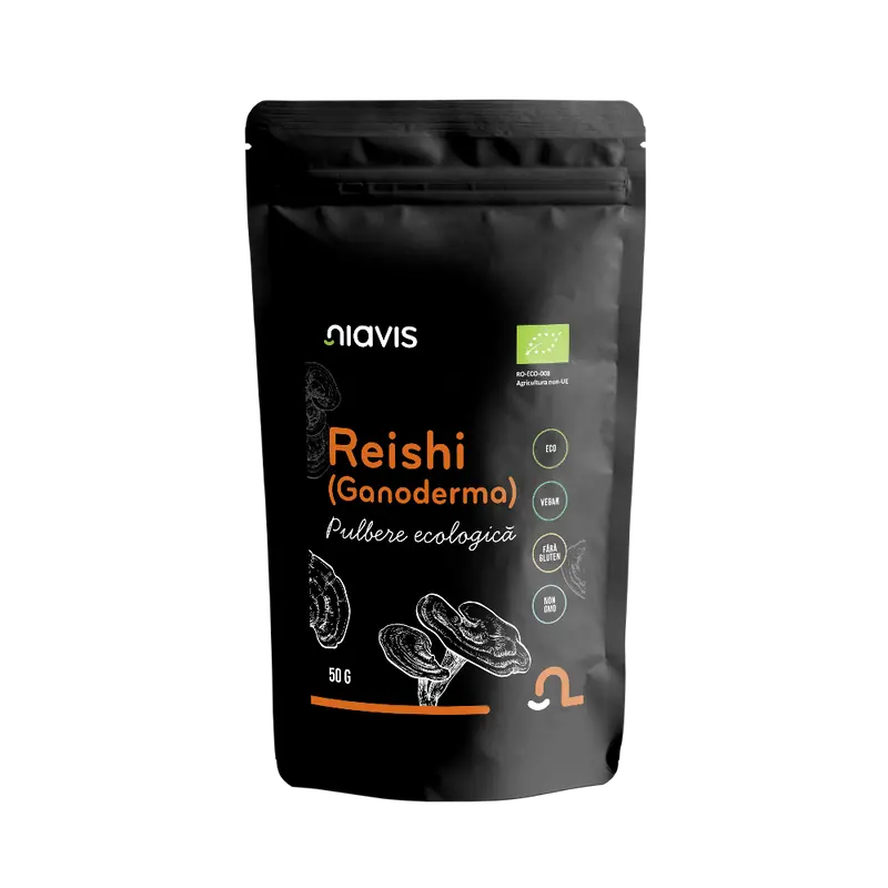 Reishi (Ganoderma) Pulbere Ecologica/BIO 50g