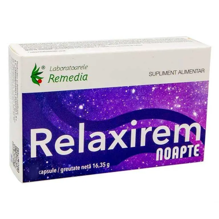 Relaxirem noapte 60cps Laboratoarele Remedia