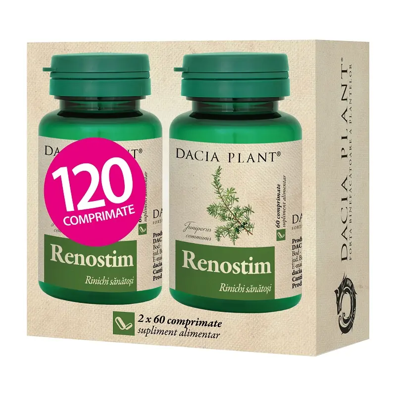 Renostim 120 comprimate, 2 × 60 – Dacia Plant - Pachet economic