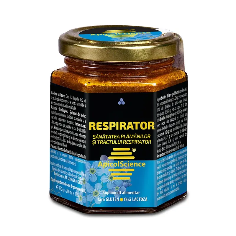 Respirator 200 ml – ApicolScience - Miere și plante