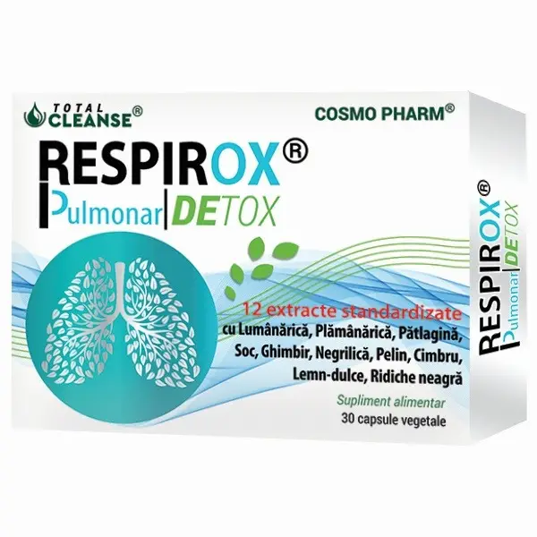 Respirox Pulmonar Detox 30cps Cosmopharm