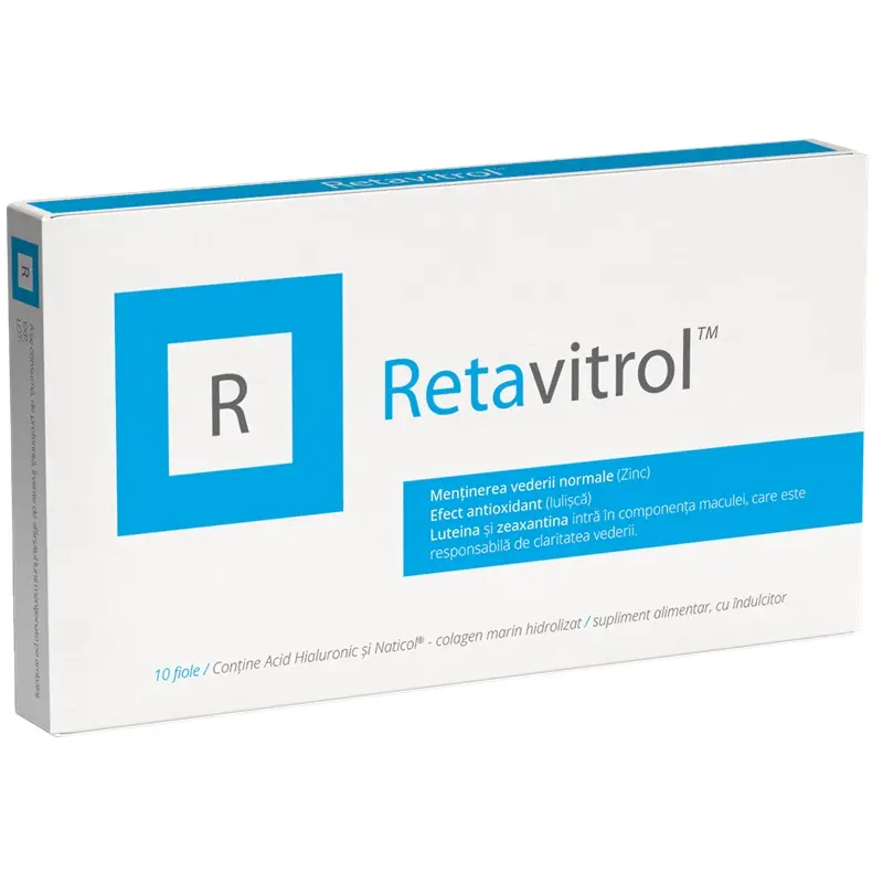 Retavitrol 10 fiole × 10 ml – Naturpharma - Fiolă buvabilă