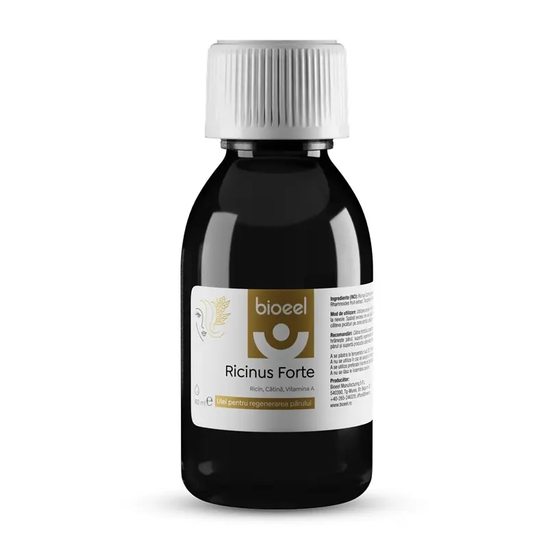 Ricinus Forte ulei de ricin cu cătină 80 ml – Bioeel