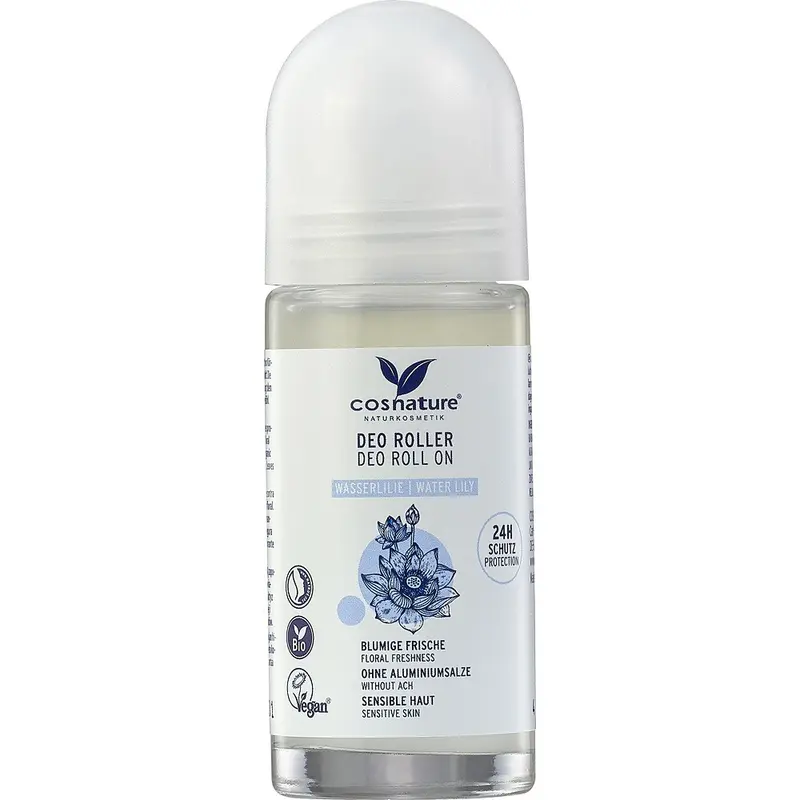 Roll-on cu nufar si aloe vera bio fara aluminiu, 50ml