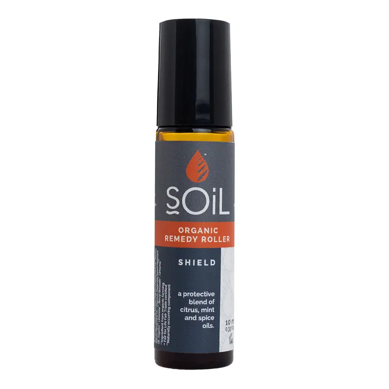 Roll-On Shield cu Uleiuri Esențiale Pure Organice ECOCERT, 10 ml | SOiL
