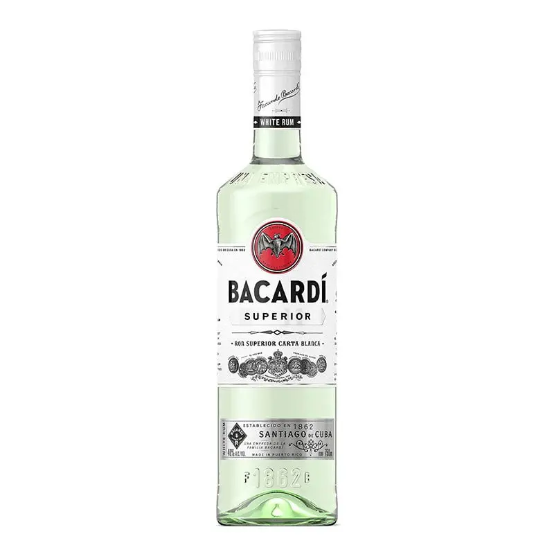 Rom Bacardi Carta Blanca Superior 37.5% 0.7L