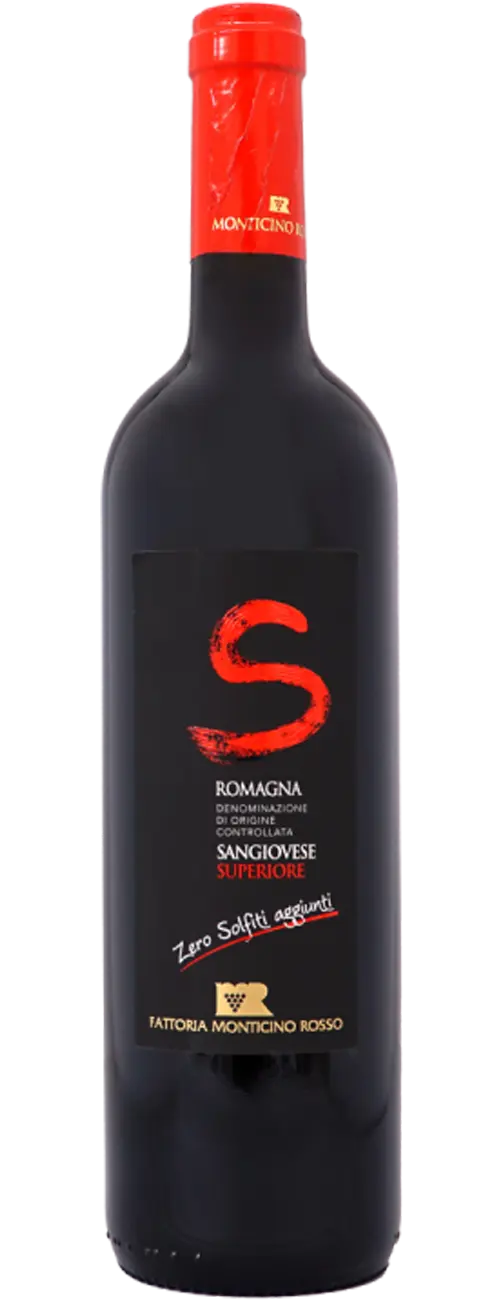 Romagna Sangiovese superiore zero sulfiti DOC 2014 Fattoria Monticino Rosso