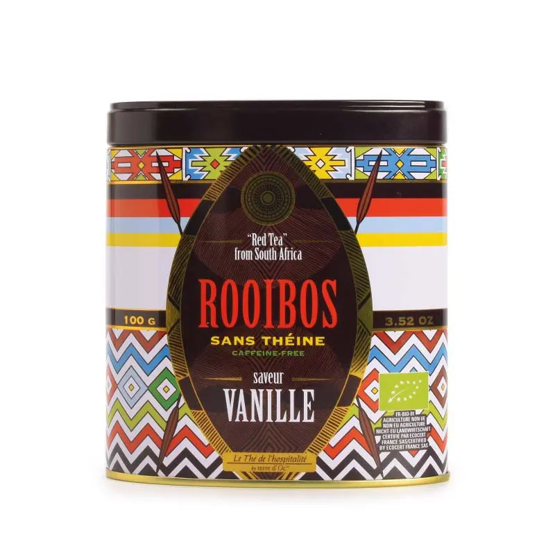 Rooibos organic cu vanilie Terre d`Oc 100g