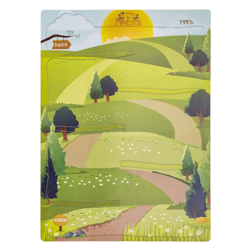 Șablon pentru Un Puzzle de Poveste