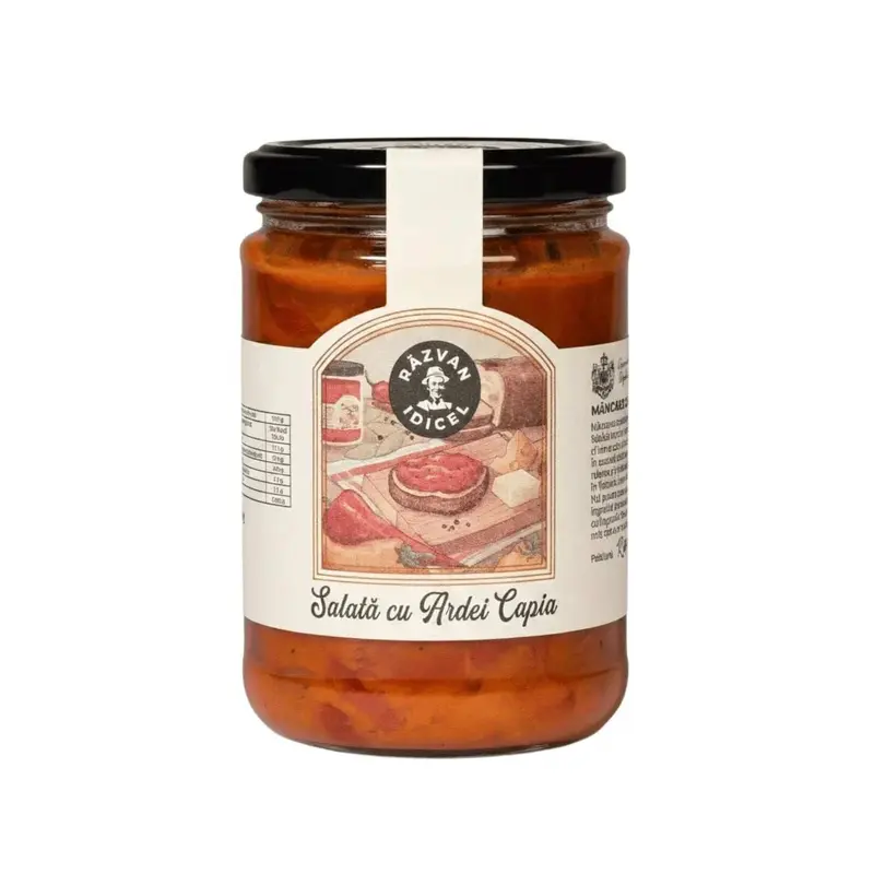 Salată de ardei capia, 340g, Răzvan Idicel