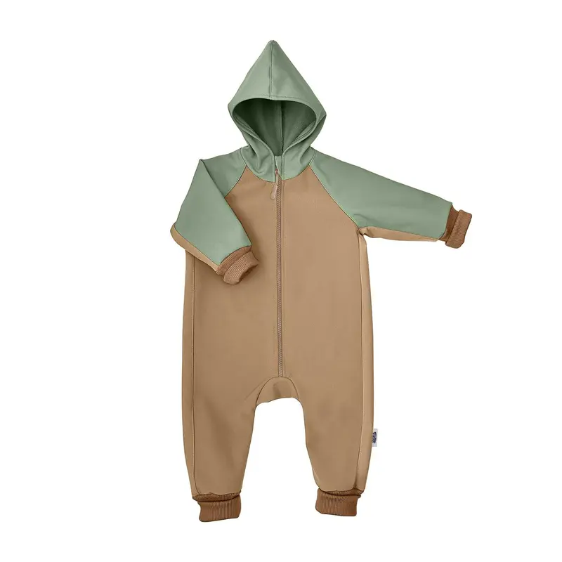 Salopeta Atlas Caramel Mint, softshell 3 straturi