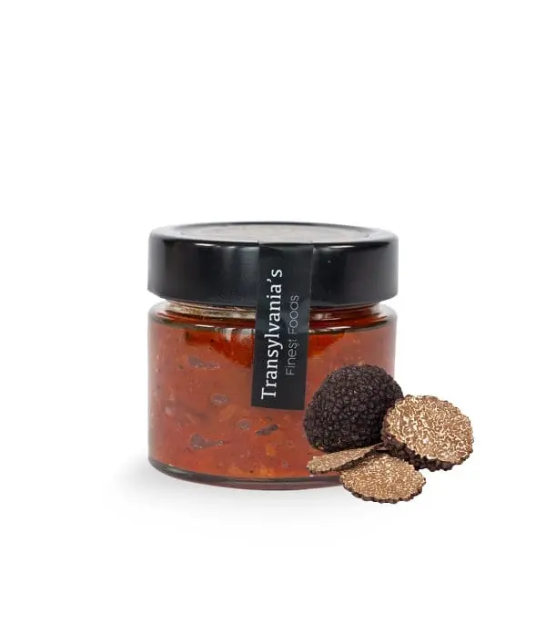 Salsa de ardei copti cu trufe de vara , 160g, Transylvania's Finest Foods