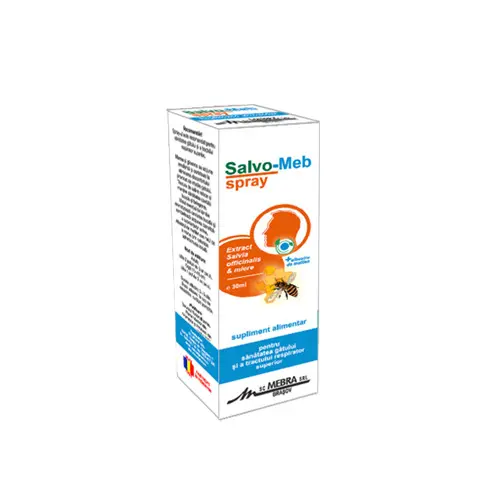 Salvo-meb spray 30 ml – Mebra - Aromă de lămâie